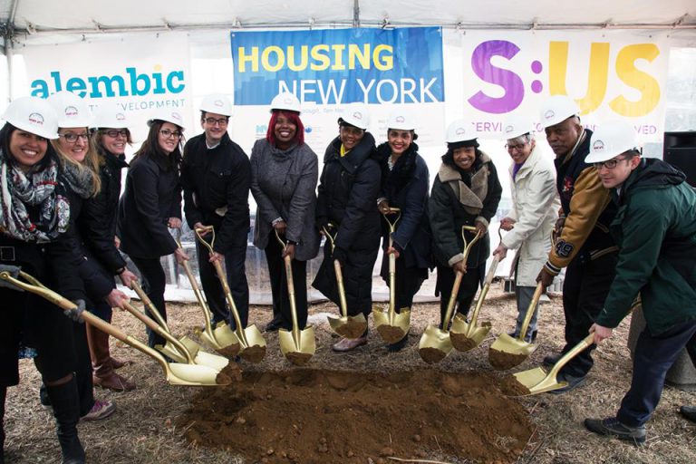 Construction Underway On Henry Apartments In Ocean Hill, Brooklyn