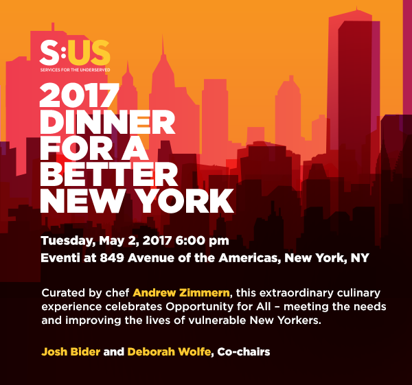 Dinner for a Better New York: May 2nd, 2017