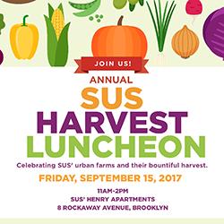 S:US’ Annual Harvest Luncheon: September 15, 2017